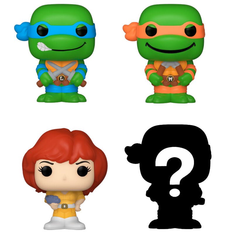 Blister 4 figures Bitty POP Teenage Mutant Ninja Turtles Leonardo - Nerdscape