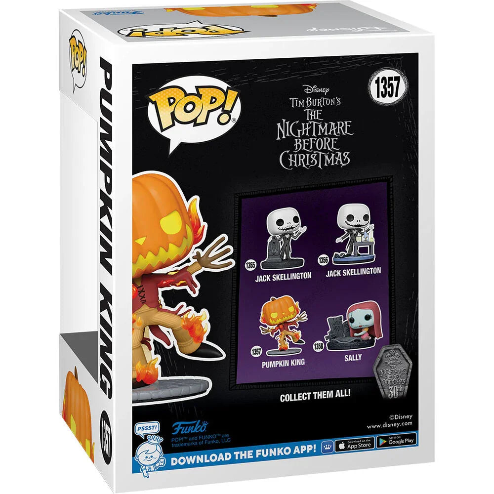 Funko Pop! Disney Nightmare Before Christmas Pumpkin King 30th Anniversary - Figura da Collezione Vinyl Nerdscape