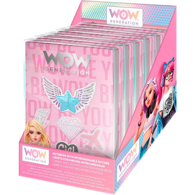 Wow Generation notebook with interchangeable patches - Nerdscape