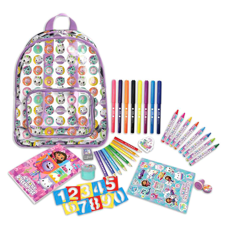 Gabbys Dolls House activity backpack 42pcs Nerdscape