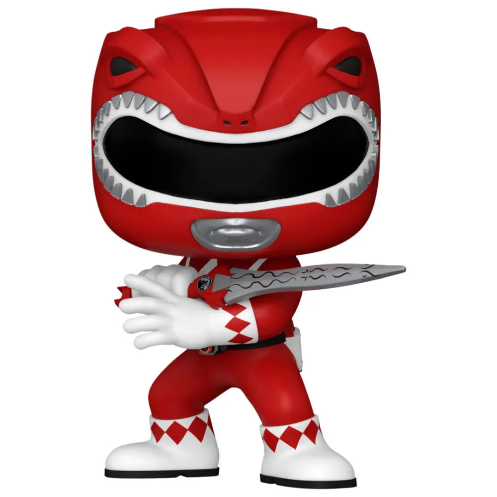 Funko Pop! Power Rangers Red Ranger 30th Anniversary - Figura da Collezione Vinyl Nerdscape