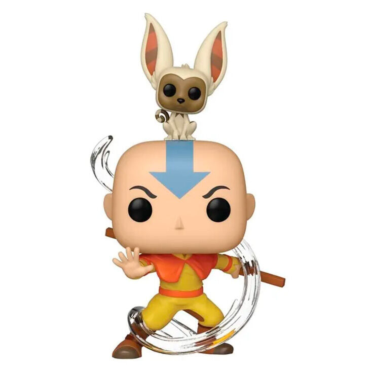 Funko Pop! Avatar the Last Airbender Aang con Momo - Figura da Collezione Vinyl Nerdscape