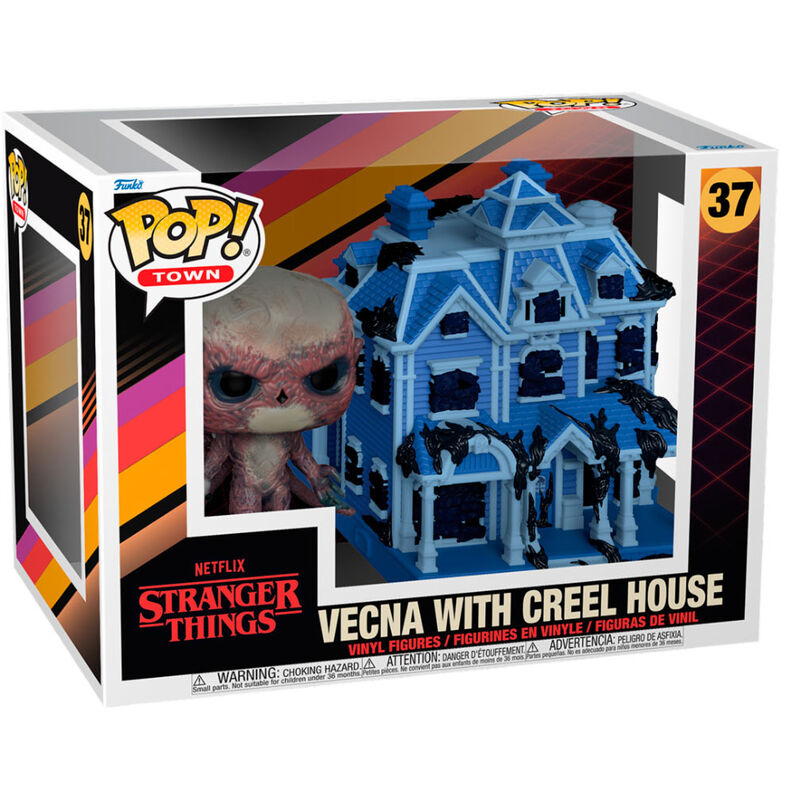POP figure Town Stranger Things Vecna with Creel House Nerdscape