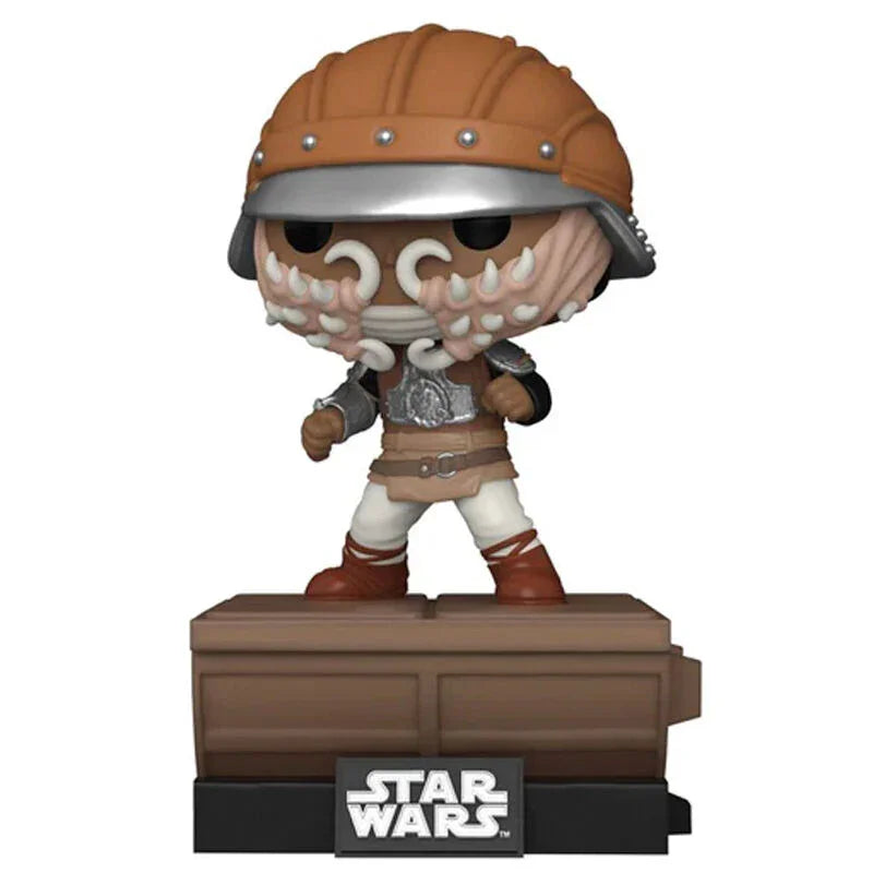 POP figure Deluxe Star Wars Jabba Skiff Lando Calrissian Exclusive Nerdscape