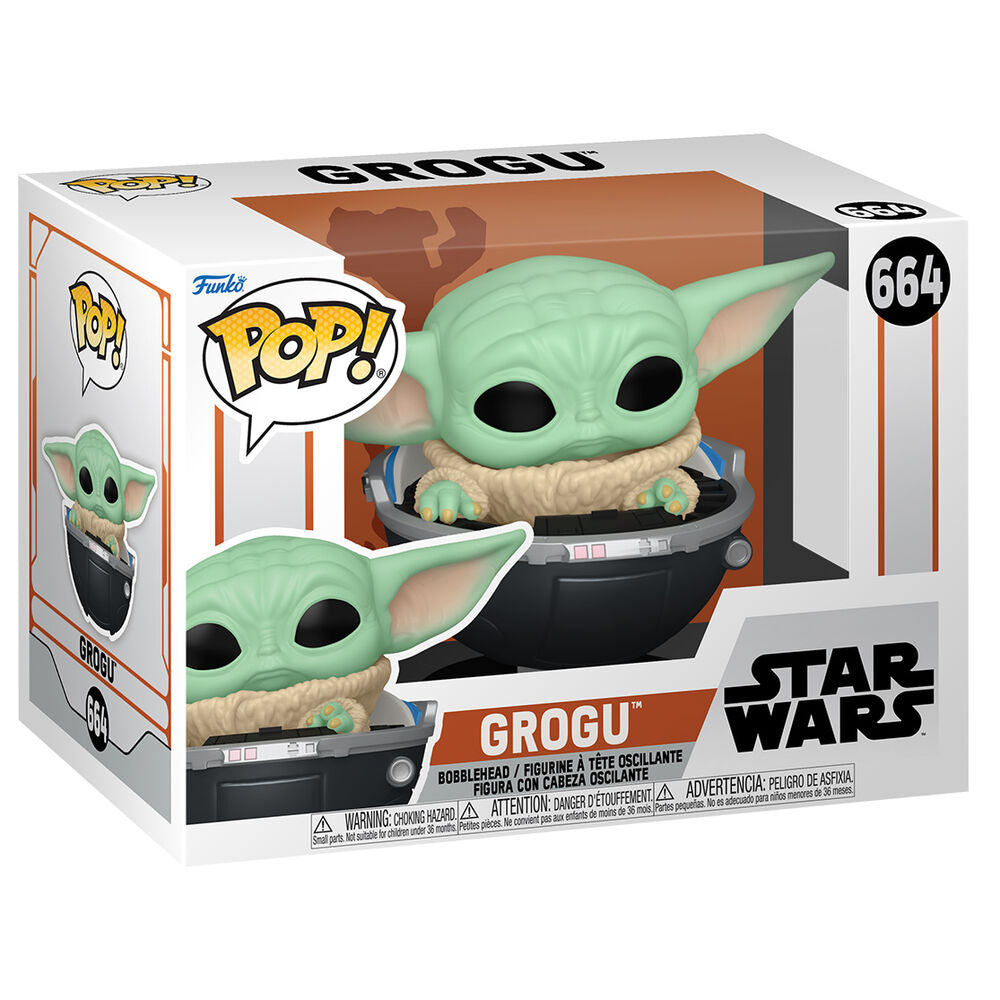 Funko Pop! Star Wars Grogu The Child - Figura da Collezione Vinyl Nerdscape