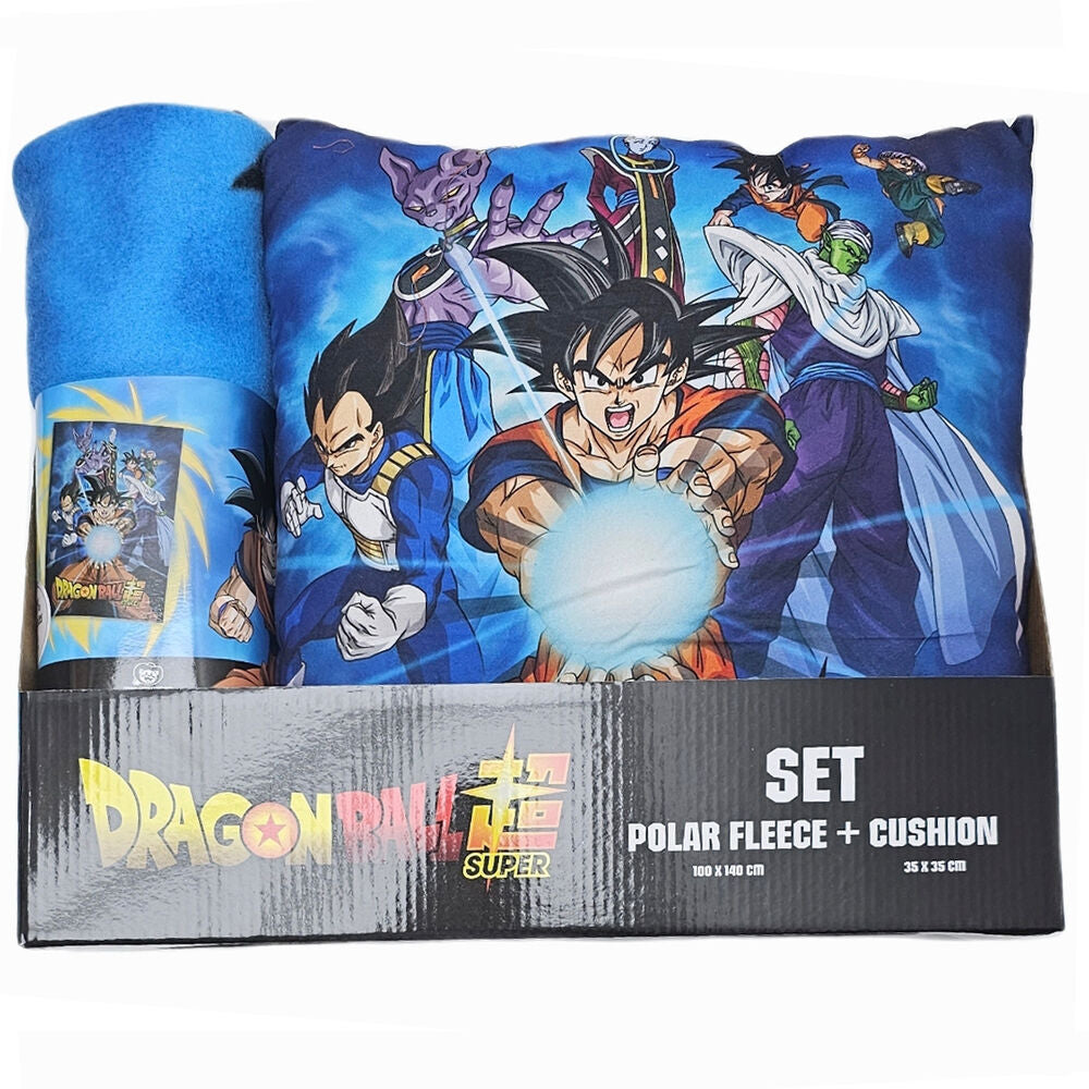 Dragon Ball Super polar blanket + cushion set Nerdscape