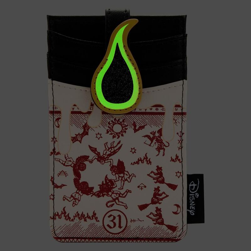 Loungefly Hocus Pocus Black flame card holder - Nerdscape