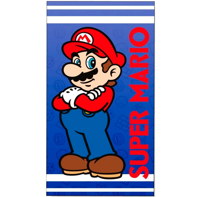 Super Mario Bros cotton beach towel Nerdscape