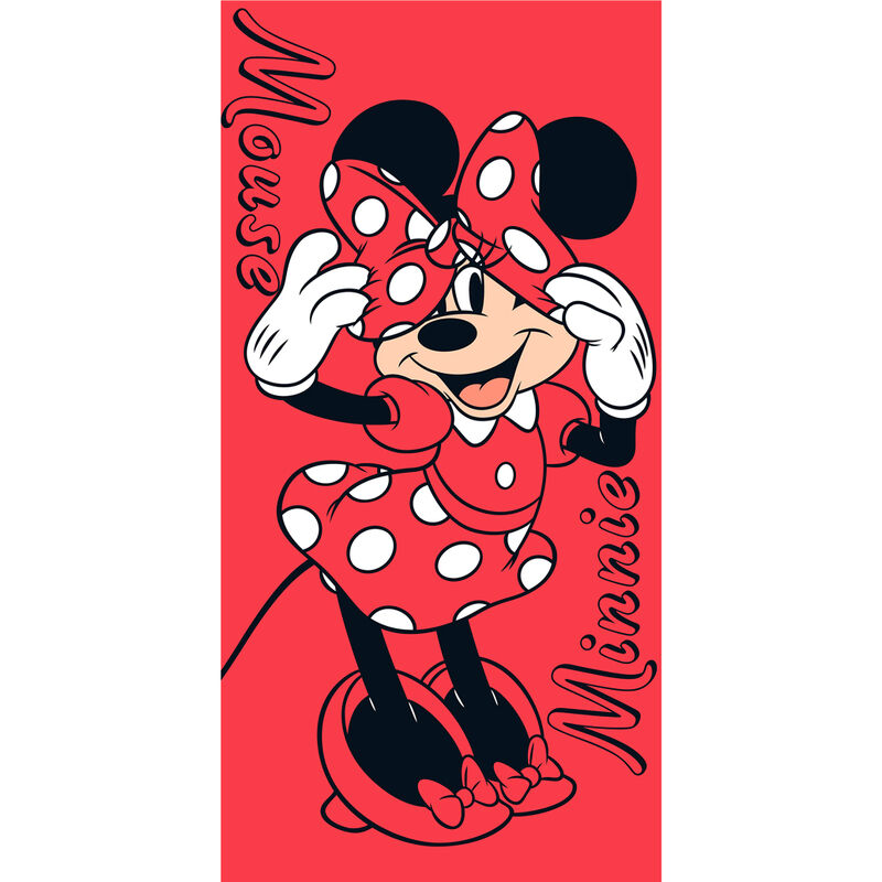 Disney Minnie cotton beach towel Nerdscape