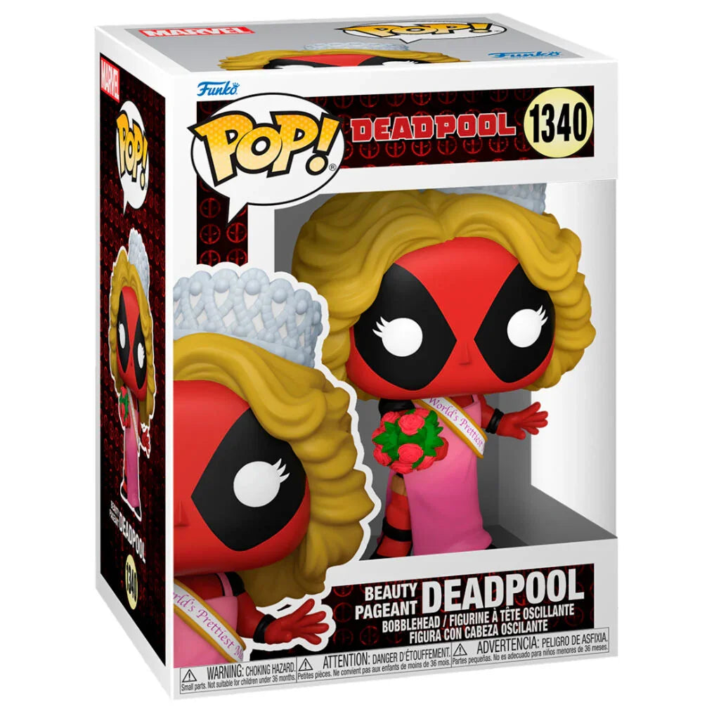 Funko Pop! Marvel Deadpool - Deadpool Beauty Pageant - Figura da Collezione Vinyl Nerdscape