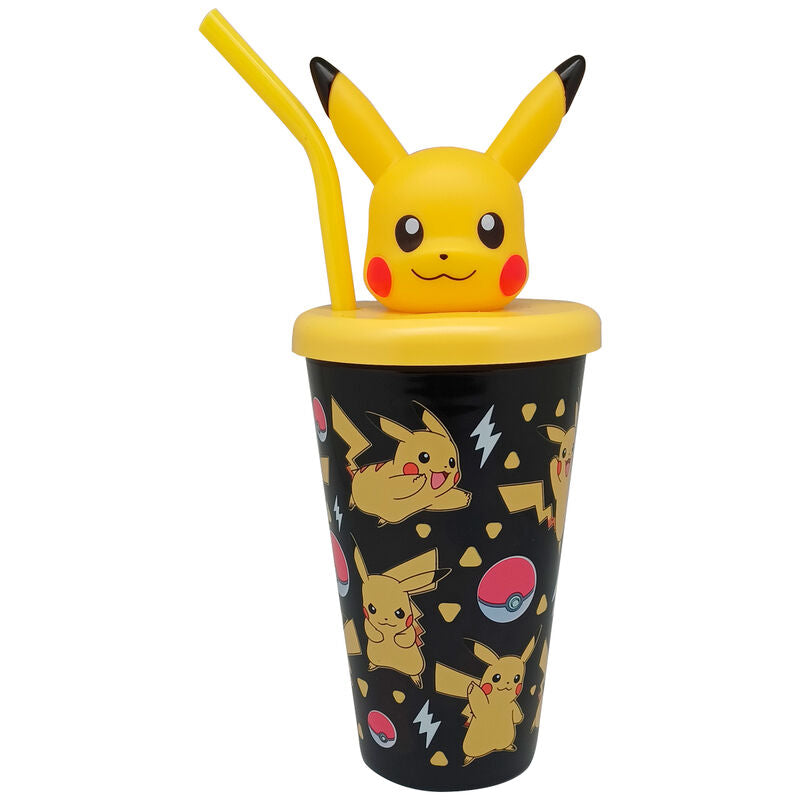 Pokemon Pikachu 3D topper cane tumpler 500ml Nerdscape