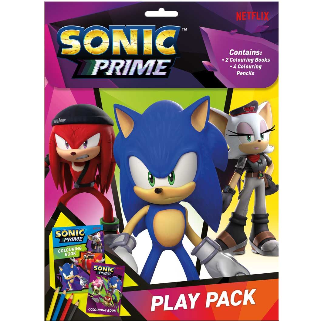 Sonic Prime coloring set Nerdscape