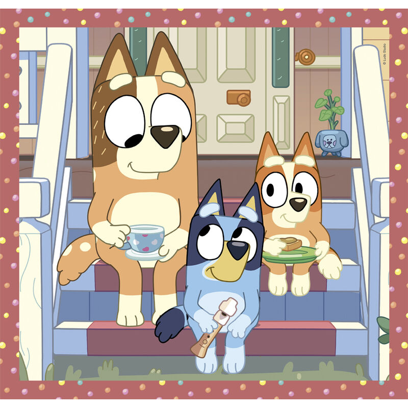Bluey puzzle 3x48pcs Nerdscape