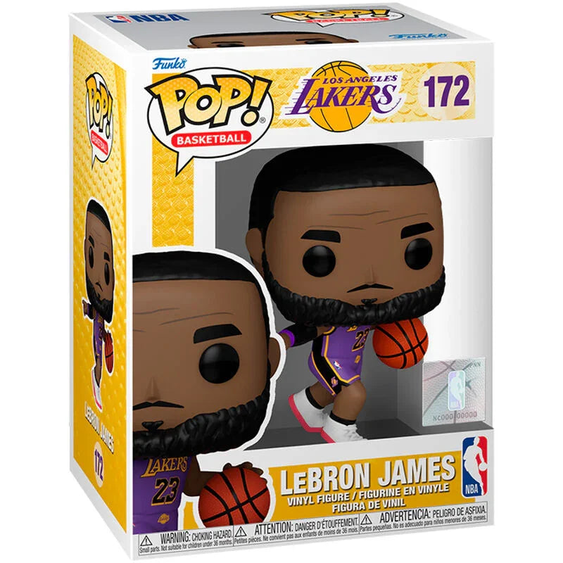 Funko Pop! NBA Lakers LeBron James - Figura da Collezione Vinyl Nerdscape
