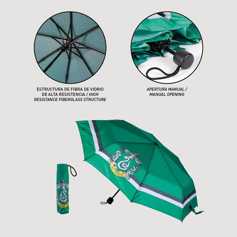 Harry Potter Slytherin manual folding umbrella Nerdscape