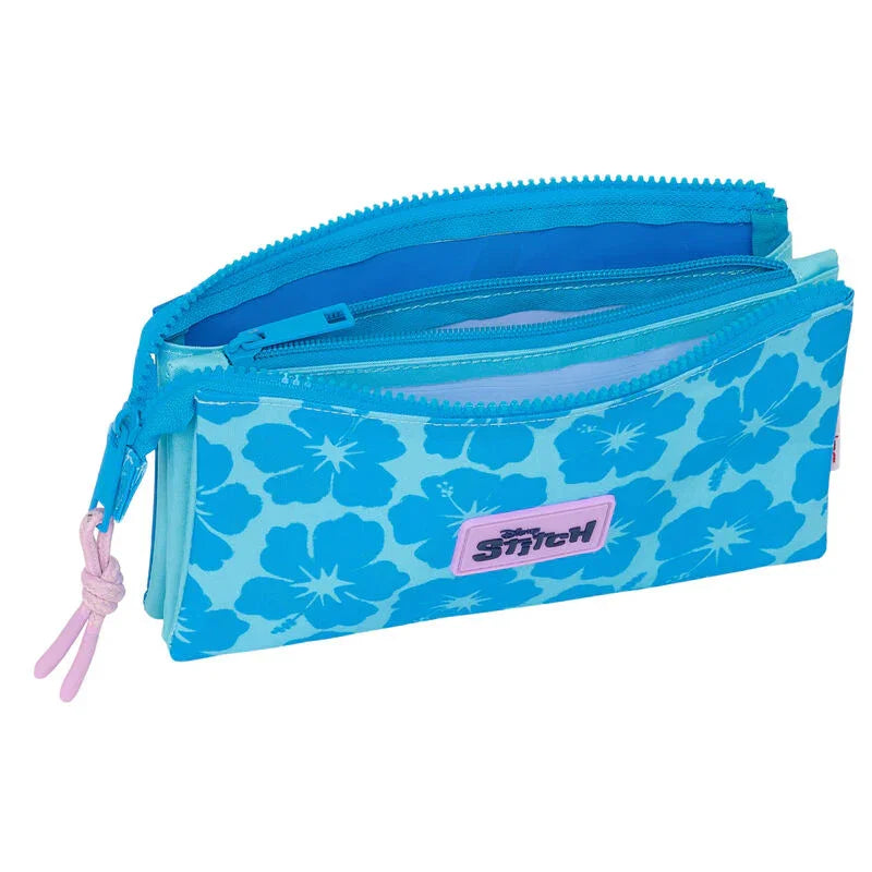 Disney Stitch Hawaii triple pencil case Nerdscape