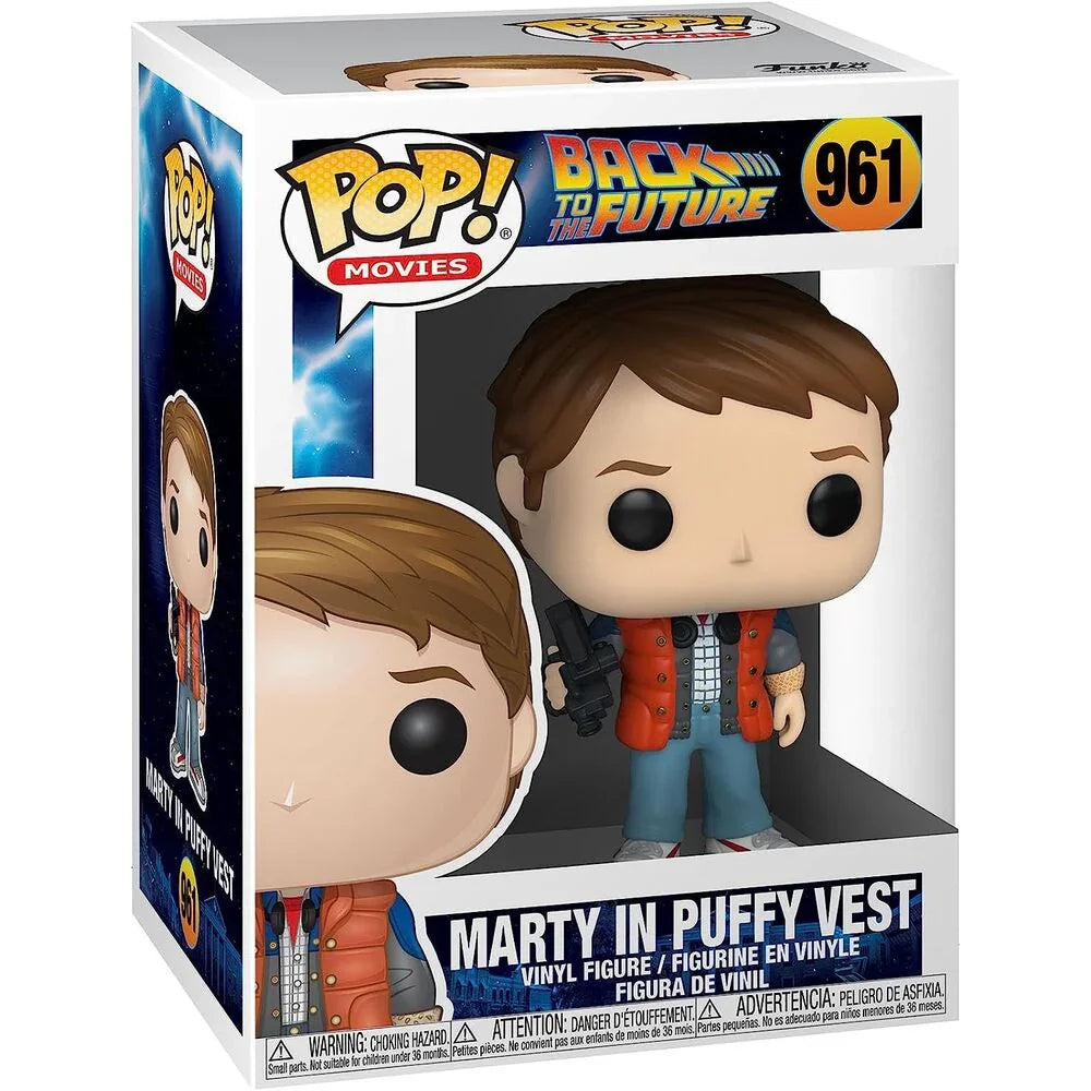 POP figure Back To The Future Doc Marty in Puffy Vest Nerdscape