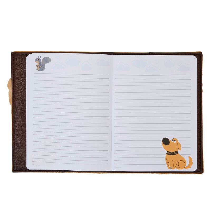Loungefly Disney Pixar Up 15th Anniversary Dug plush journal - Nerdscape