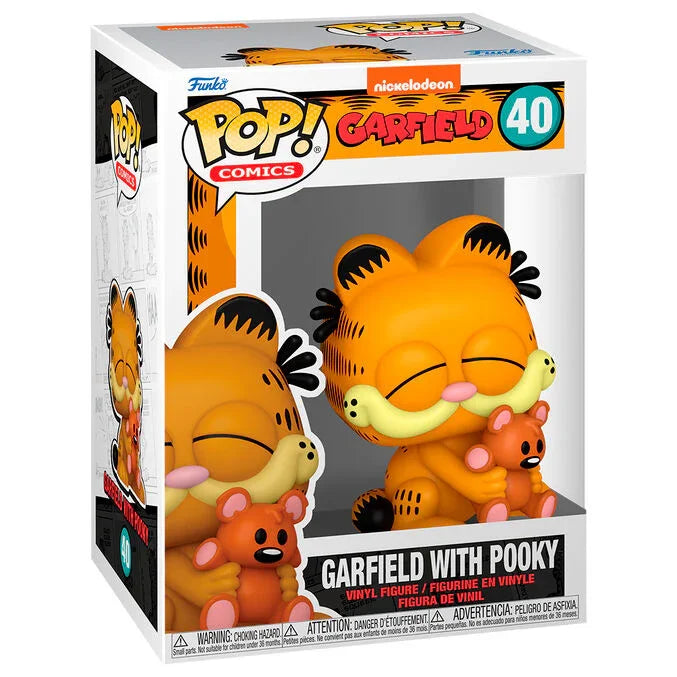 Funko Pop! Garfield Garfield con Pooky - Figura da Collezione Vinyl Nerdscape