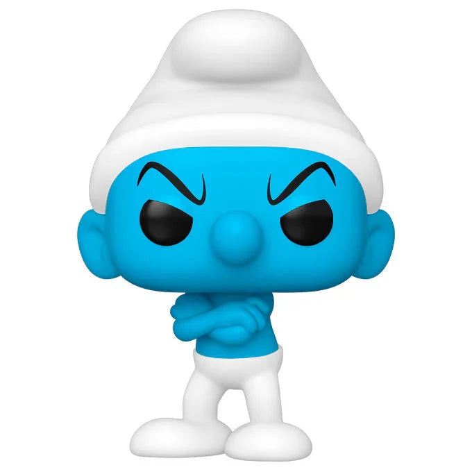 Funko Pop! The Smurfs Grouchy Smurf - Figura da Collezione Vinyl Nerdscape