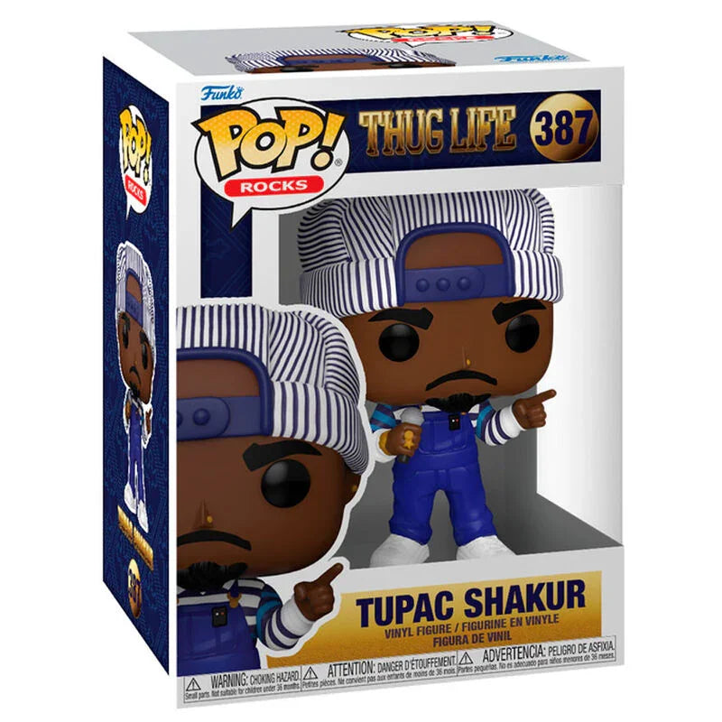 Funko Pop! Thug Life Tupac Shakur - Figura da Collezione Vinyl Nerdscape