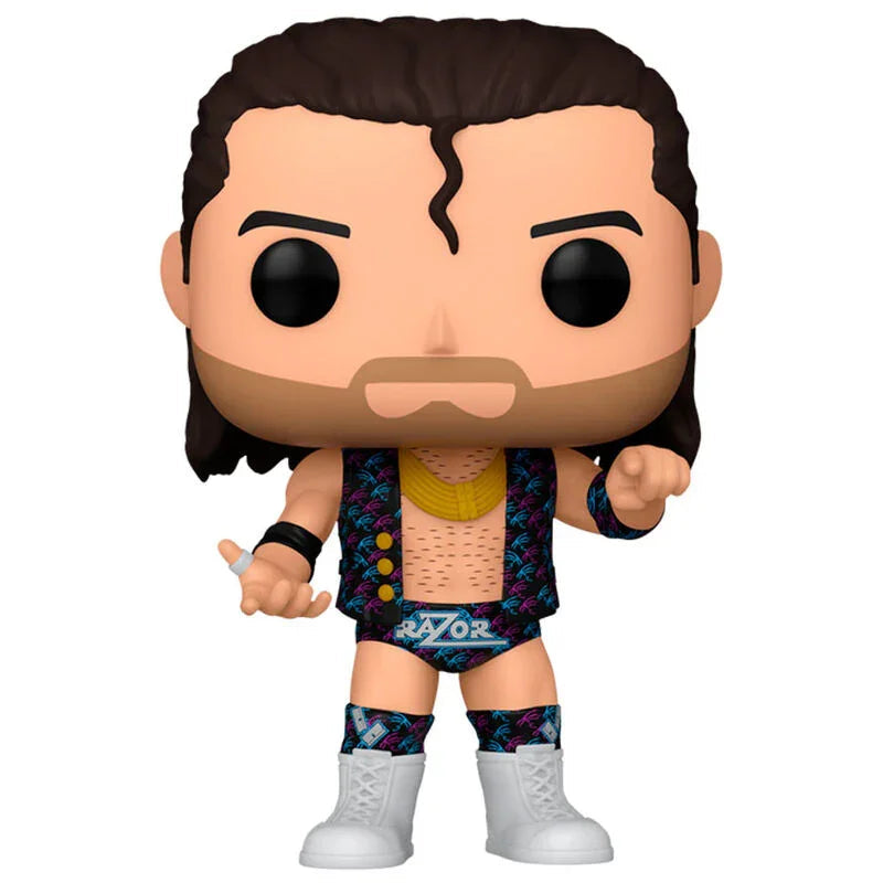 Funko Pop! WWE Razor Ramon - Figura da Collezione Vinyl Nerdscape