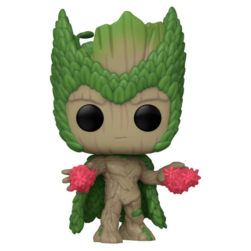 Funko Pop! Marvel We Are Groot - Groot as Scarlet Witch - Figura da Collezione Vinyl Nerdscape