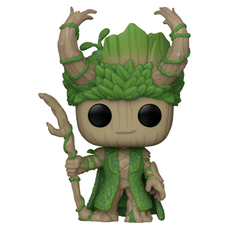 Funko Pop! Marvel We Are Groot - Groot as Loki - Figura da Collezione Vinyl Nerdscape