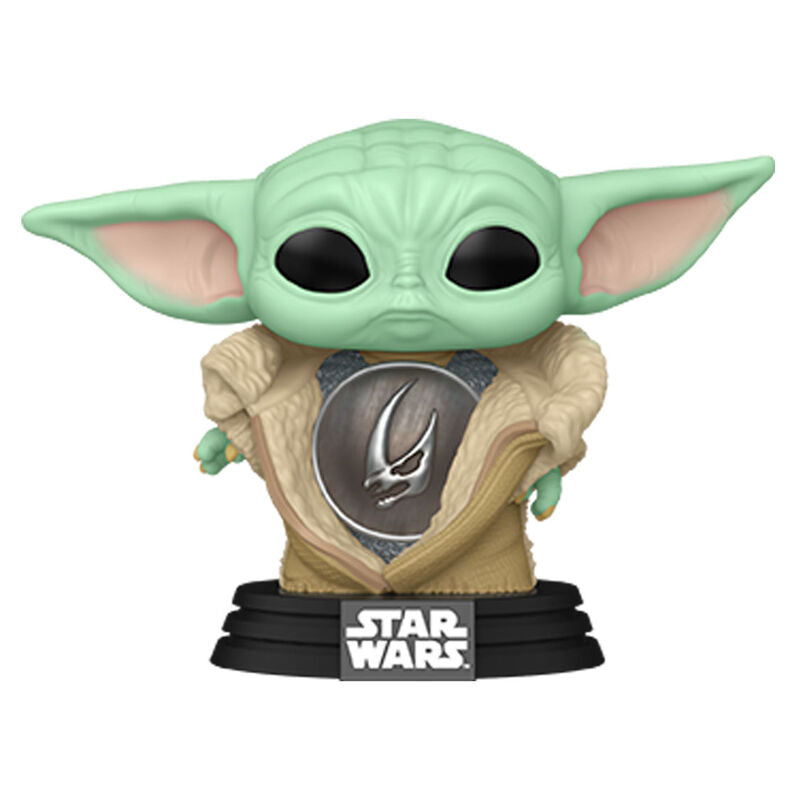 Funko Pop! The Mandalorian Din Grogu - Figura da Collezione Vinyl Nerdscape