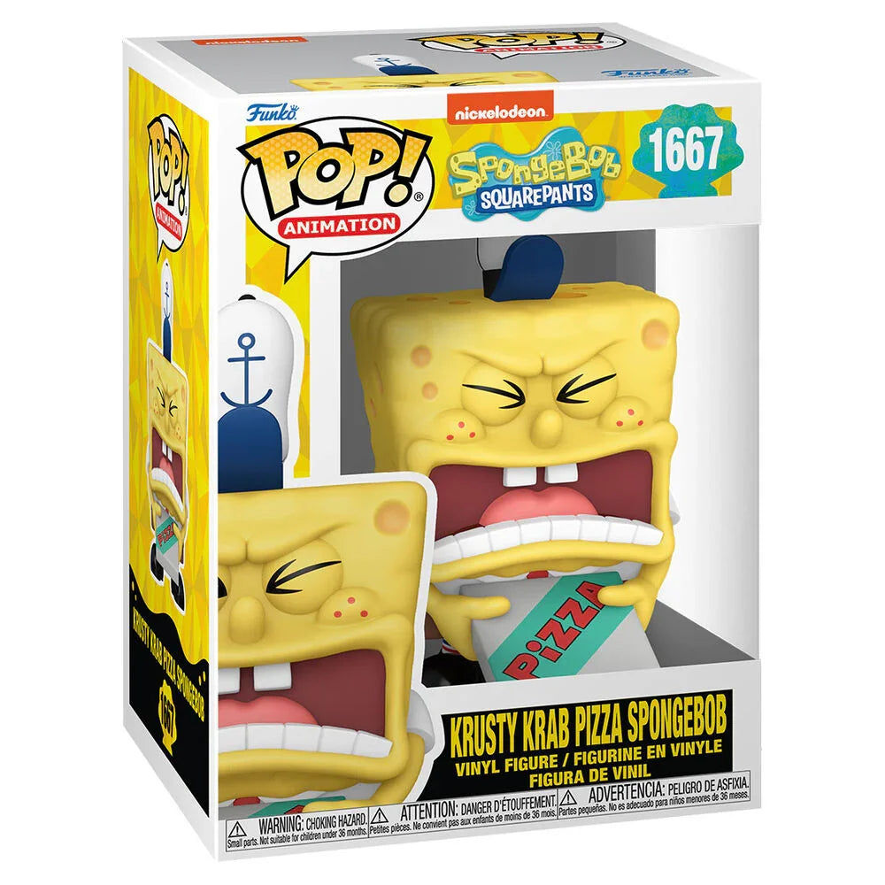 Funko Pop! SpongeBob Krusty Krab Pizza - Figura da Collezione Vinyl Nerdscape