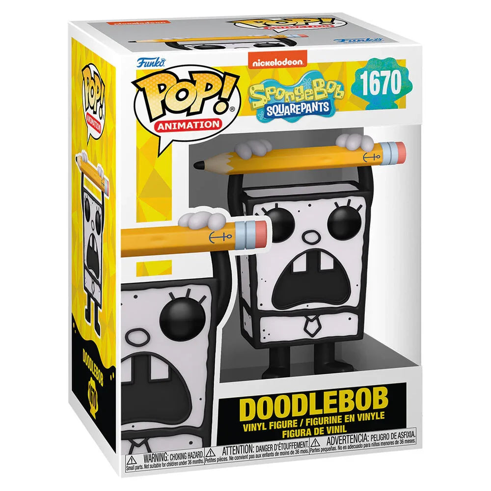 Funko Pop! SpongeBob Doodlebob - Figura da Collezione Vinyl Nerdscape