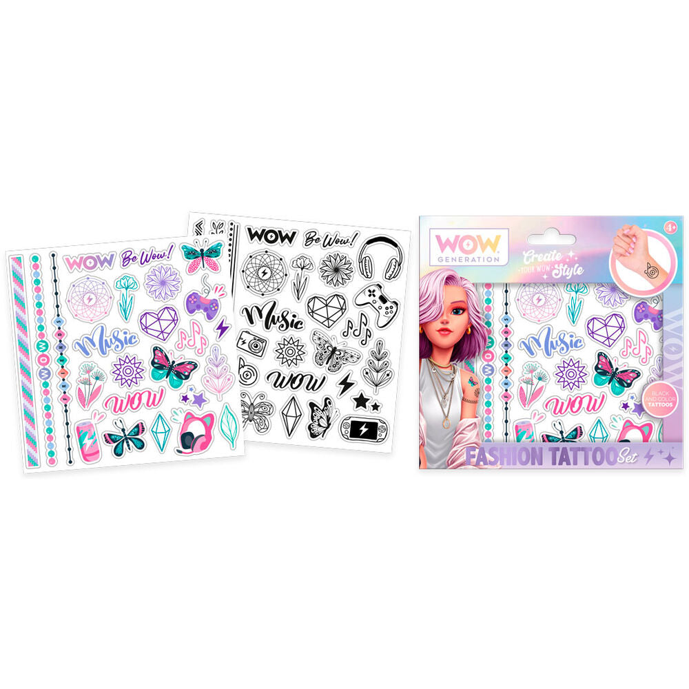 Wow Generation tattoo set Nerdscape