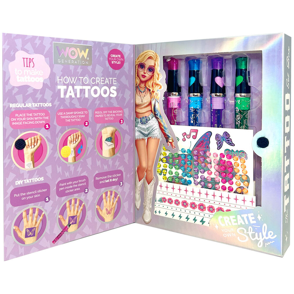 Wow Generation tattoo set Nerdscape