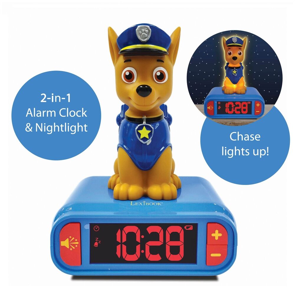 Paw Patrol digital alarm clock Nerdscape