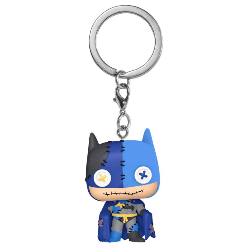 Pocket POP Keychain DC Comics ?Patchwork Batman Nerdscape