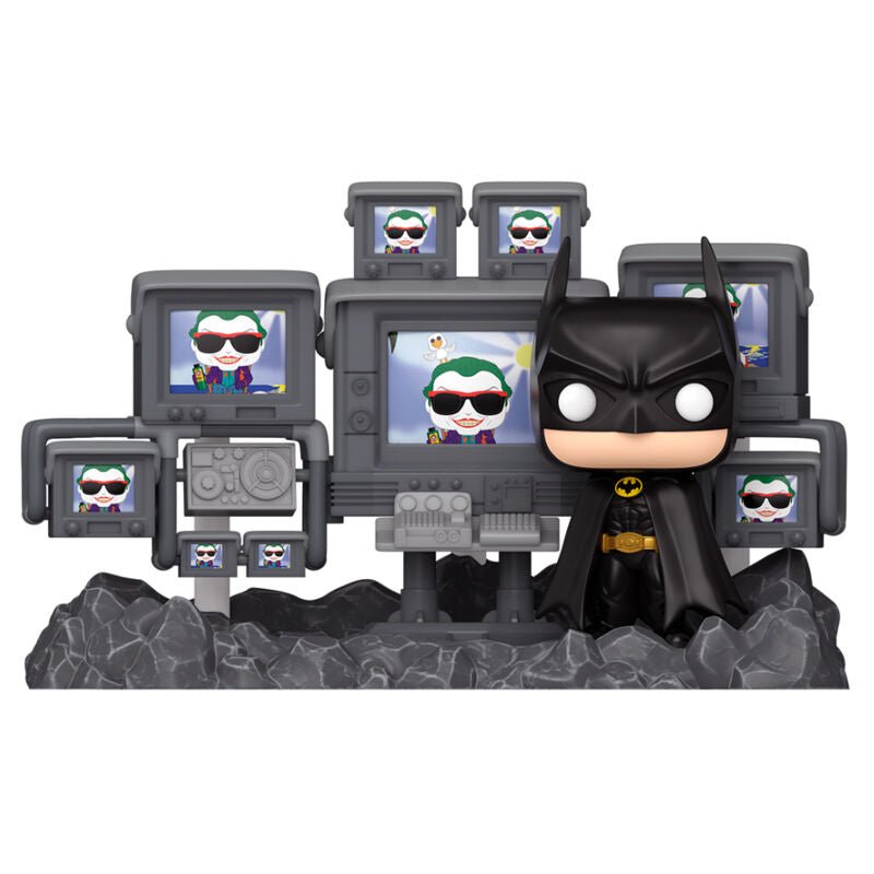 POP figure Moments DC Comics Batman in Batcave - Nerdscape