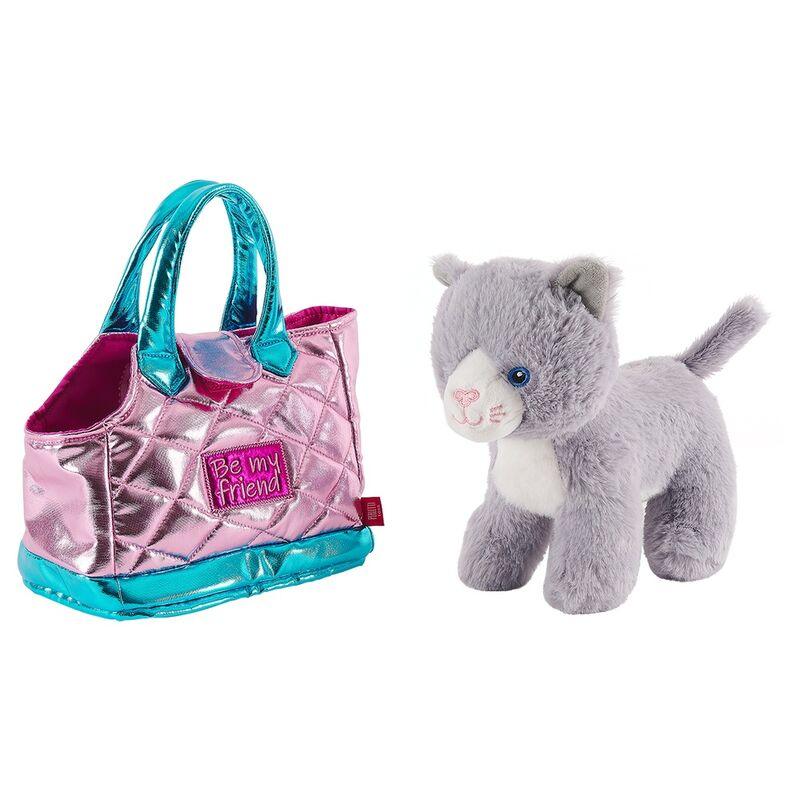 Hand bag + plush pink Coco gat 28cm Nerdscape