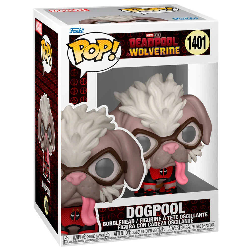 Funko Pop! Marvel Deadpool & Wolverine Dogpool - Figura da Collezione Vinyl Nerdscape
