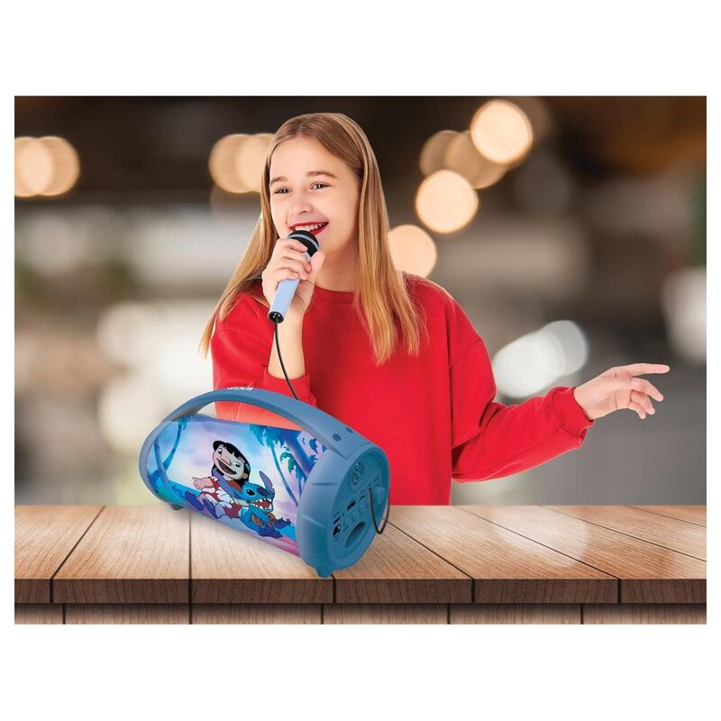 Disney Stitch Bluetooth speaker with microphone Nerdscape