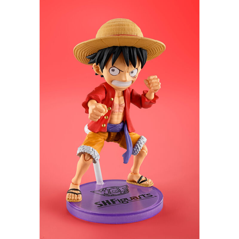 S.H Figuarts Monkey D. Luffy One Piece - Figura da Collezione 7,5cm - Nerdscape Nerdscape
