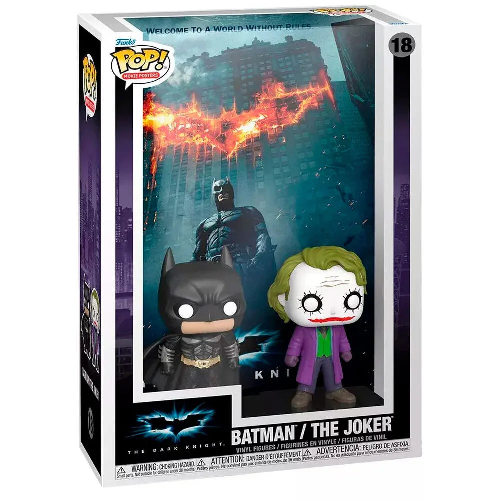 Funko Pop! The Dark Knight Batman & Joker - Figura da Collezione Vinyl Nerdscape