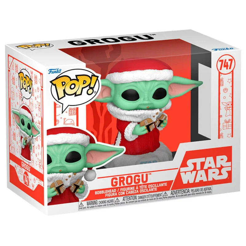 Funko Pop! Star Wars Grogu con Biscotto di Natale - Figura da Collezione Vinyl Nerdscape