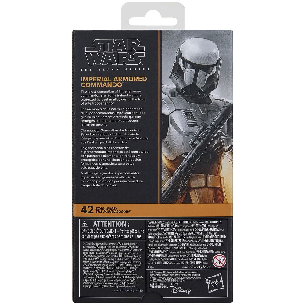 Star Wars The Mandalorian Imperial Armored Commando The Black Series Figura da Collezione - Nerdscape Nerdscape