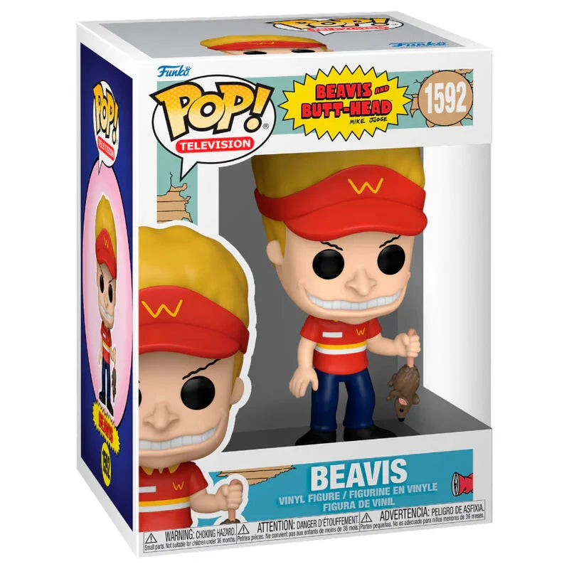 Funko Pop! Beavis and Butt-Head Beavis - Figura da Collezione Vinyl Nerdscape