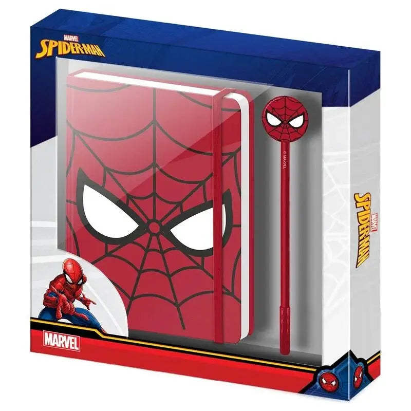 Marvel Spiderman diary + pen set Nerdscape