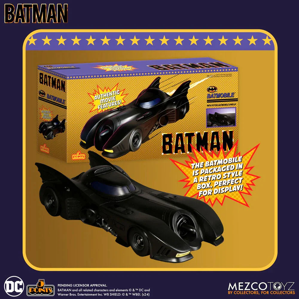 DC Comics Batman 1989 Batmobile Figura da Collezione - Nerdscape Nerdscape