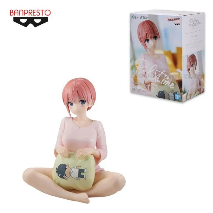Nerdscape Ichika Nakano Relax Time The Quintessential Quintuplets Figura da Collezione 12cm Nerdscape