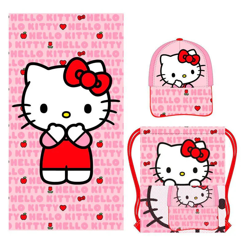 Hello Kitty set towel + bag + cap Nerdscape