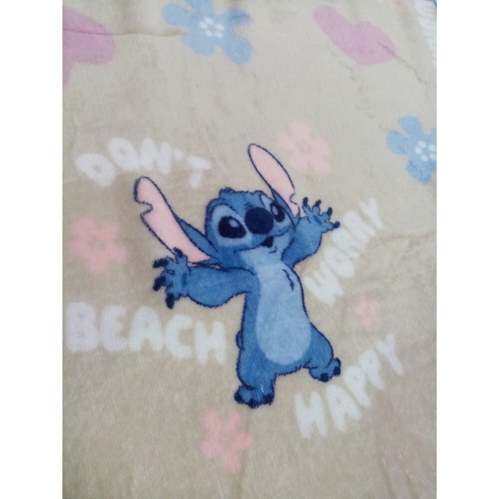 Disney Stitch coral blanket 110x150cm