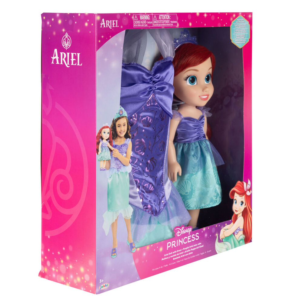 Disney The Little Mermaid Ariel doll + costume 38cm Nerdscape